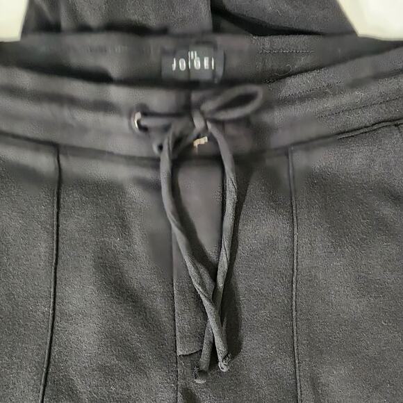 White House Black Market Womens Cargo Jogger Pant Black Small Zip Ankle Pockets - Picture 9 of 14